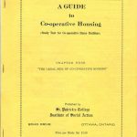 Guide de l’habitation coopérative : Chapitre 4 – L’aspect  juridique de la coopérative d’habitation