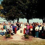 Les familles fondatrices de la coopérative, en 1989