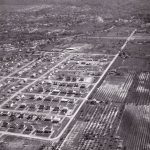 Le lotissement achevé à Grimsby, en 1956